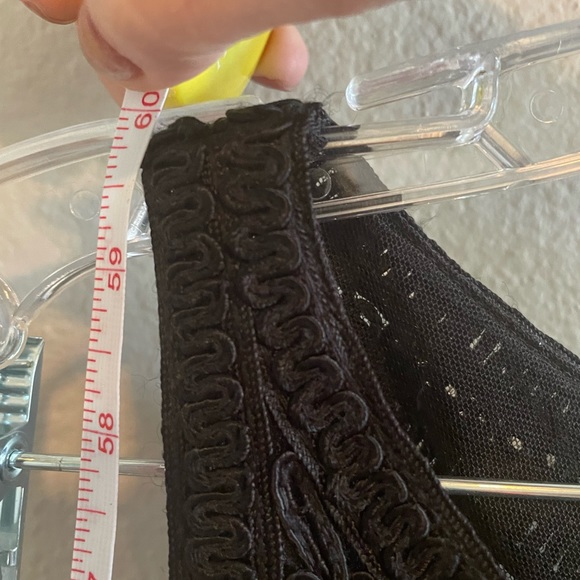 Cinderella Divine black detailed lace STUNNING gown w/ built in bra. - Picture 8 of 8